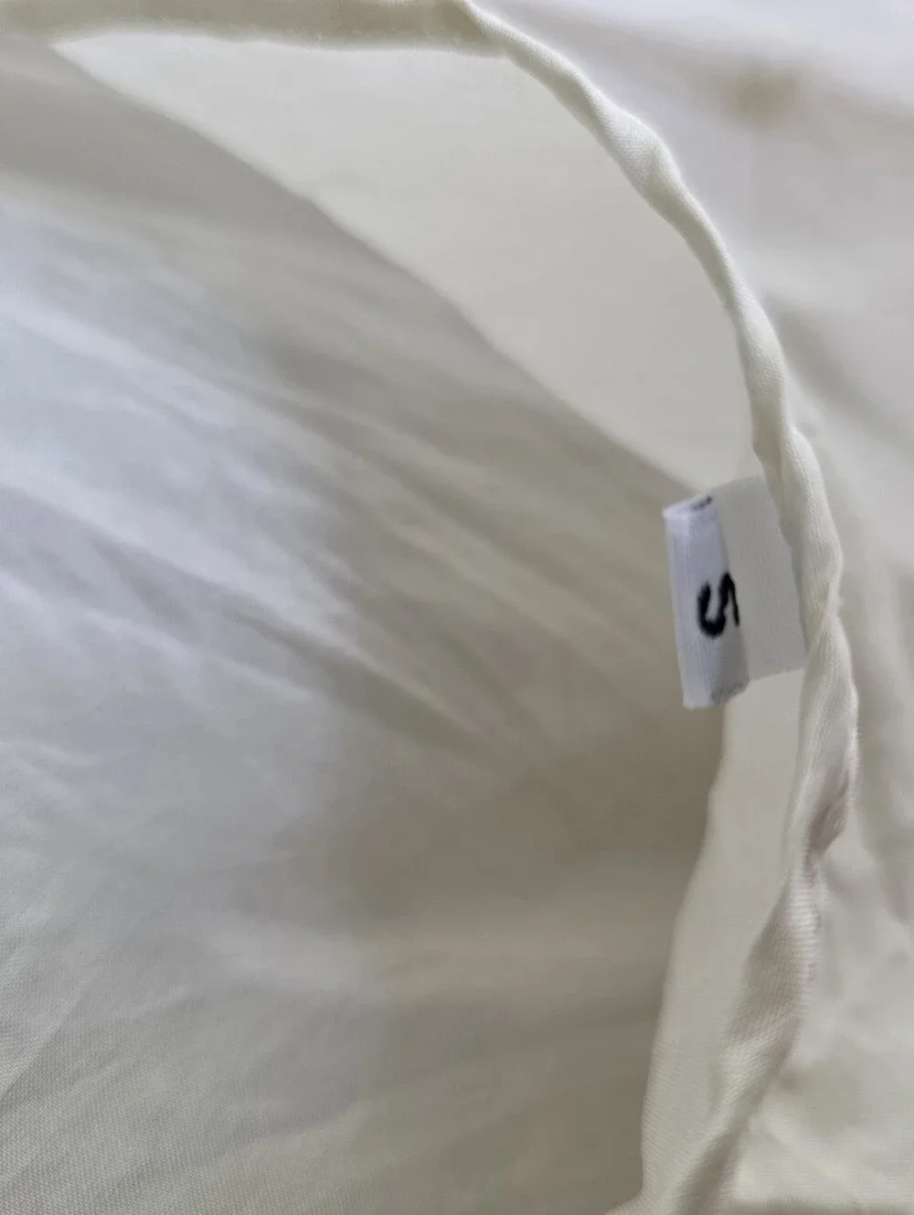 Vintage Cream Slip Dress - Simple Spaghetti Strap Adjustable Size Small Sheer - Picture 10 of 10